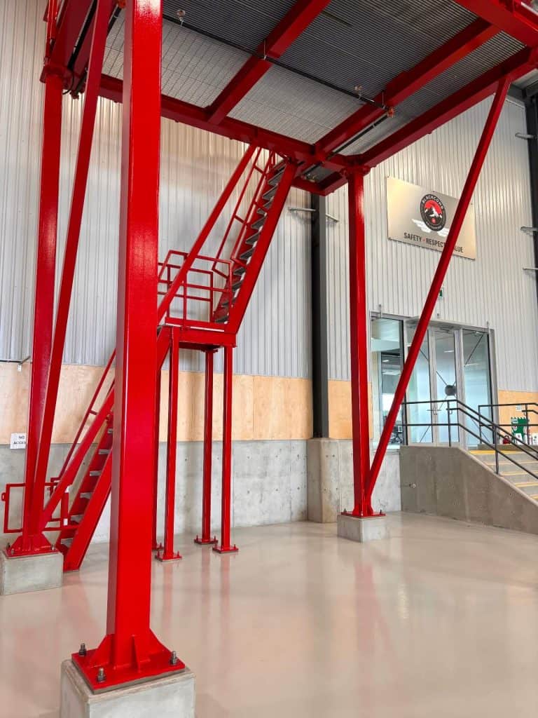 Blackcomb Helicopters Steel Training Structure, JTB Painting