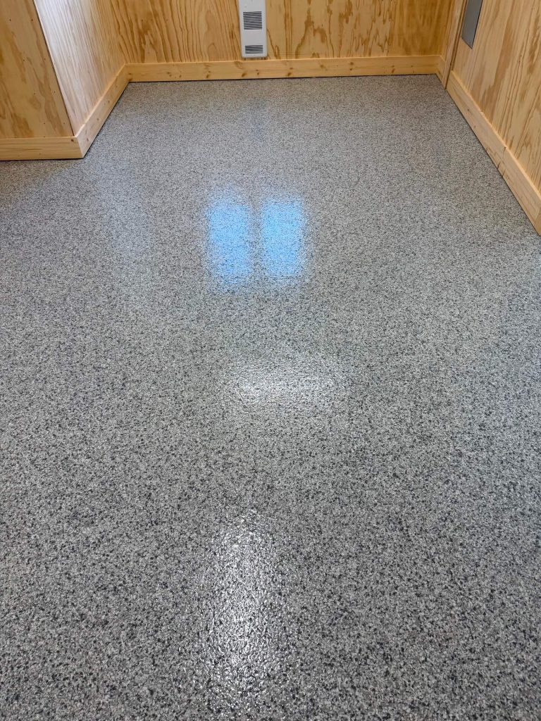 Langley Custom Shop Floor, JTB Painting