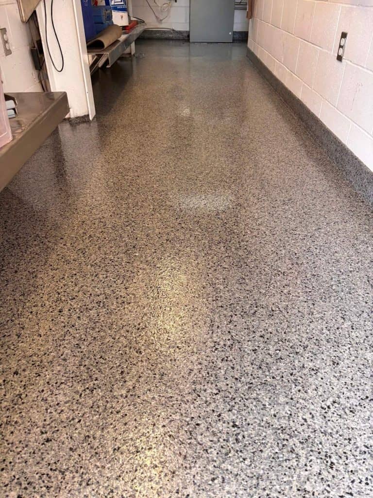 Ritchie Drivers Room Office Floor Coating, JTB Painting